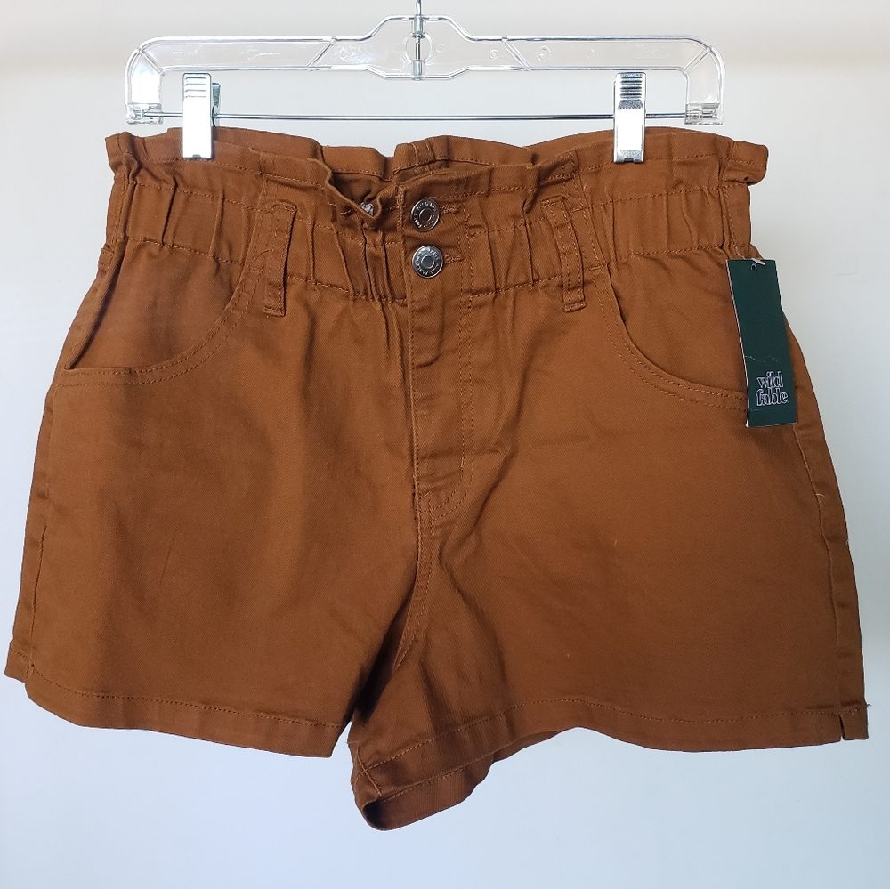 Wild Fable high rise paper bag shorts